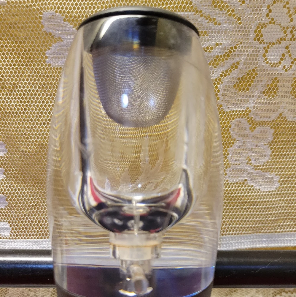 Vinturi Bar Essential Red Wine Clear Aerator Filter & No Drip Base/Stand Black